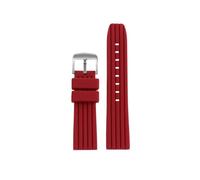 VFEBTSD Nueva correa de reloj deportiva de goma de silicona compatible con la correa de reloj Breitling Avengers Challenger Yellow Wolf Super Ocean Culture Pulsera 22 mm(Red Black)