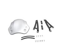 VFEBTSD Parabrisas delantero de motocicleta compatible con Scrambler 1200 X XC XE 2019 2020 2021 2022 2023 2024 2025 (plateado)