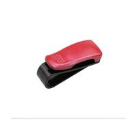 VFEBTSD Parasol For Coche, Clip For Gafas, Soporte For Gafas De Sol, Soporte For Billetes, Sujetador Universal, Estuche De Bolígrafo, Accesorios Organizadores(Red)