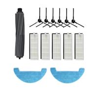 VFEBTSD Pieza de repuesto compatible con IBoto Smart X610G Aqua cepillo principal HEPA filtro lateral trapeador trapo robot aspirador kit de accesorios (verde claro)