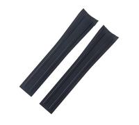 VFEBTSD Reemplazo de timón emperador de caucho fluorado tijera compatible con correa de reloj Tudor de 39 mm 1958 con hebilla plegable de mariposa para hombre, correa de reloj de 20 mm, 20MM_2 SILVER