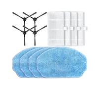 VFEBTSD Repuestos compatibles con Cecotec Conga 999 Origin X-Treme, cepillo lateral, filtro HEPA, mopa y almohadilla.