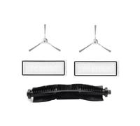 VFEBTSD Rollo de filtro HEPA principal cepillo lateral para trapeador compatible con Qihoo 360 S9 Pro S9 X90 X95 accesorios de repuesto para aspiradora robótica (2 juegos)