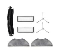 VFEBTSD Rollo de filtro HEPA principal cepillo lateral para trapeador compatible con Qihoo 360 S9 Pro S9 X90 X95 accesorios de repuesto para aspiradora robótica (3 juegos)