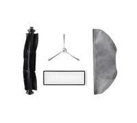 VFEBTSD Rollo de filtro HEPA principal cepillo lateral para trapeador compatible con Qihoo 360 S9 Pro S9 X90 X95 accesorios de repuesto para aspiradora robótica (1 juego)