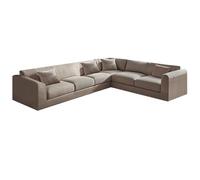 VFGFDJNDFX Funda Sofa Rinconera EláStica En Forma L, Fundas Sofa Terciopelo, 1 5 6 7 Plazas, FáCil De Instalar, Funda De Sofa para Mascotas (Gris Topo,SF. Esq(3-1-2)+6 Pz(B))