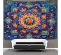 VFKLZCNYR Mandala Estampado 3D Tapices Accesorios Divisor De Habitaciones Tapiz De Pared Paño De Pared Para Dormitorio, Sala De EEstrella, Dormitorio Y Decoración De Habitación Tapiz 150cmx200cm