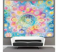 VFKLZCNYR Mandala Estampado 3D Tapices Decoración De Pared Estética Tapiz De Pared Paño De Pared Decoración Para Dormitorio O Sala De EEstrella Tapiz 70cmx100cm