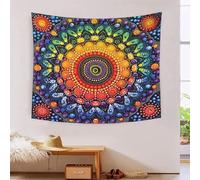 VFKLZCNYR Manta de pared con estampado de mandala en 3D, decoración del hogar, póster de pared, tapices para colgar en la pared, poliéster suave, para sala de estar, dormitorio, decoración de 150 x