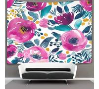 VFKLZCNYR Watercolor Floress Estampado 3D Tapices Accesorios Divisor De Habitaciones Tapiz De Pared Paño De Pared Para Decoración De Habitación Tapiz 70cmx100cm