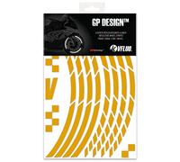 VFLUO GP DESIGN™, Kit de cintas, rayas retro reflectantes para llantas de moto (1 rueda), 3M Technology™, Anchura XL : 10 mm, Oro