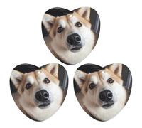 VFMKT Ambientador de aire para coche, diseño de perro, 3 unidades, hojas colgantes perfumadas para coche, hogar, decoración interior de automóvil, forma de amor, estilo blanco