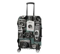 VFMKT Funda de equipaje de viaje con diseño retro Cool Camera Collection, elástica, lavable, a prueba de polvo, antiarañazos, para equipaje de 19 a 32 pulgadas, Estilo, M