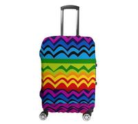 VFMKT Funda para equipaje de viaje con diseño de arco iris del orgullo gay, elástica, lavable, a prueba de polvo, antiarañazos, para equipaje de 19 a 32 pulgadas, Estilo, L