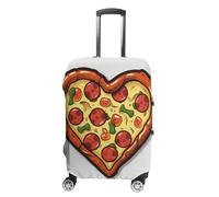 VFMKT I Love Pizza Heart - Funda elástica lavable para maleta, a prueba de polvo, antiarañazos, se adapta a equipaje de 19 a 32 pulgadas, Estilo, S