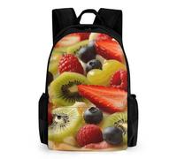 VFMKT Mochila de pizza de fruta mochila impermeable para ordenador portátil mochila de gran capacidad casual senderismo mochila de viaje para hombres mujeres, estilo, 42x30.5cm, Estilo, 42x30.5cm