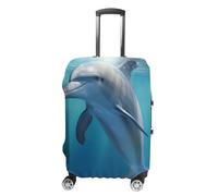 VFMKT Winter The Dolphin Funda de equipaje de viaje, elástica, lavable, a prueba de polvo, antiarañazos, para equipaje de 19 a 32 pulgadas, Estilo, M