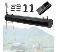 VFMVOYNZ Kit de Ducha portátil para Acampar en Coche - Ducha Todoterreno para Montaje en baca, Tanque de Agua presurizado con Calentamiento Solar para Camping, Todoterreno y Viajes a la Playa(20L)