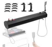 VFMVOYNZ Tanque de Agua a presión para Ducha de Camping en Carretera con Cabezal de Ducha, Kit de Ducha portátil con calefacción Solar para Camping en Coche, Ideal para Viajes de Aventura(18L)