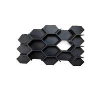 VFVCTGHZ Coche Parachoques Delantero Faro Antiniebla Malla Marco Cubierta Pantalla Para Skoda Para Octavia Vrs Mk2 2009-2013 1Z0807368C(1pcs left-B)