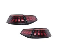 VFVCTGHZ Para VW Para Passat B8 2016 2017 2018 2019 Coche Luz Trasera Luz De Freno Detención Luz De Indicador Luz Parpadeante Luz De Reversa Accesorios(Smoky Red)