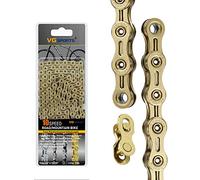 VG SPORTS Cadena de bicicleta de velocidad 6/7/8/9/10/11, cadena ligera de media hueca para MTB y carretera, 1/2 × 11/128 pulgadas, 116 enlaces