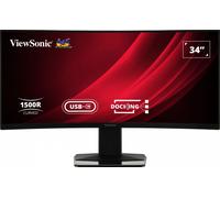 Viewsonic Display VG3419C pantalla para PC 86,4 cm (34") 3440 x 1440 Pixeles UltraWide Quad HD LED Negro