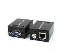 VGA Extender Repeater Over cat5e/6 Cable up to 60M VGA UTP Extender Work with Most Monitors projectors, HDTV, and Flat Panel