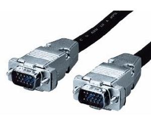 VGA-Kabel Equip D-Sub15 -> D-Sub15 St/St 30,00m HQ schwarz