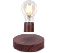 VGAzer Lámpara de escritorio de levitación magnética flotante con bombilla LED inalámbrica para regalos únicos, decoración de habitación, luz nocturna, decoración de oficina en casa