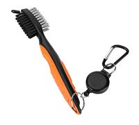 VGBEY Limpiador de surcos y cepillos para Palos de Golf, Multifuncional Limpiador de surcos para Palos de Palos de Golf con Herramienta de Limpieza de Golf con mosquetón retráctil con Cremallera