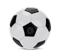 VGBEY Pelota de Futbol, Fútbol clásico Talla 4 para Entrenamiento Balón de fútbol,con válvula Balon De Futbol Negro Y