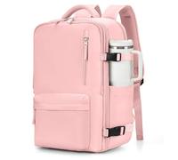 VGCUB - Mochila de viaje grande aprobada por vuelos, mochila para ordenador portátil, para mujeres y hombres, Rosa (Pure Pink), XL