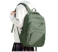 VGCUB Mochila Mujer Mochilas de Escolares Instituto Adolescentes Niño Chica Chico Viaje Trabajo Impermeable Ordenador Portatil Mujer Hombre Casual Universidad School Backpack Travel Verde