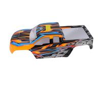 VGEBY 1 10 RC Body PVC Reemplazo de la Cubierta de la Carrocería del Automóvil Carcasa Ligera de Cobertura Total para 2996 2996a Universal Naranja para RC Racing DIY Hobby Users