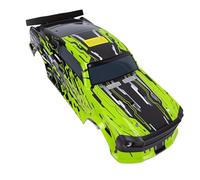 VGEBY 1 14 RC Body PVC Reemplazo de la Cubierta de la Carrocería del Automóvil Negro Verde Ajuste de Precisión Liviano con Pegatina para 2103 RC Car Racing Upgrade para Conductores Aficionados