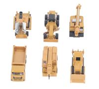 VGEBY 1/64 Scale Alloy Construction Trucks, Juguete de Ingeniería con