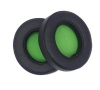 VGEBY 1 par de Almohadillas para los Oídos, Almohadillas para los Oídos de Espuma Viscoelástica Suave de Cuero Proteico, Reemplazo Cómodo para Auriculares Kraken 7.1 V2 (Verde Oscuro)