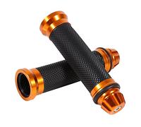 VGEBY 1 par de puños de motocicleta, 7/8 pulgadas manillar de motocicleta 22 mm universal antideslizante de goma para motocicleta (color: rojo)
