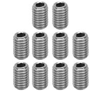 VGEBY 10 Tornillos para Aletas de Tabla de Surf, Acero Inoxidable 304, a Prueba de Herrumbre, Portátiles, M5, Aleta Grub, Tornillos de Repuesto Remar