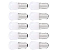 VGEBY 10 Uds. Bombilla LED Tipo Vela de 1,5 W, Luz de Repuesto de Ahorro de Energía para Iluminación del Hogar, Material de Vidrio Resistente