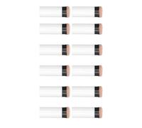 VGEBY 12 Piezas Puntas para Tacos de Billar Puntas para Tacos de Billar Reemplazo Atornillables Sin Adhesivo Cuero de PU Durable Resistente Al Polvo para Snooker con Bucle de (12mm)