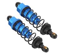 VGEBY 2 Amortiguadores RC, Piezas de Actualización de Amortiguador de Metal de Aleación de Aluminio de 82 Mm con 4 Tornillos para una Fácil Instalación, para Coche de Control Remoto (oscuro)