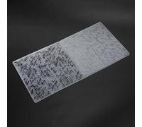 VGEBY 2 Carpetas de Relieve - Plantillas de Plástico Cóncavas Convexas para Hacer Tarjetas y Decoración de álbumes de Recortes - Ideal para Amantes de las Manualidades - (plastico 2)