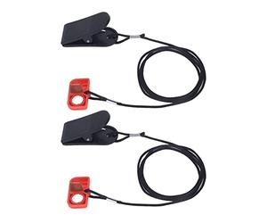 VGEBY 2 Interruptores de Seguridad para Cinta de Correr, Llave de Bloqueo de Seguridad con Clip Magnético de Parada de Emergencia con Succión Magnética Circular para Cinta de Correr