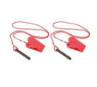 VGEBY 2 Llaves de Seguridad para Cintas de Correr, Interruptor de Parada de Emergencia con Bloqueo de Seguridad para Cintas de Correr Domésticas y Comerciales, Material Plástico
