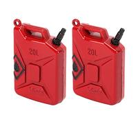 VGEBY 2 Mini Tanques de Combustible de Simulación RC, Aleación de Zinc, Alta Simulación Decorativa para Axial SCX10 90046 con Peso Ligero, para 1 10 Climbing Car