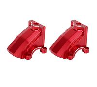 VGEBY 2 Piezas RC Caja de Cambios Carcasa RC Diferencial Cubierta Aleación de Aluminio Reemplazo para 1/5 Coche Delantero Trasero Universal con Fácil Instalación (Rojo)