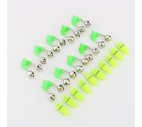 VGEBY 20 Piezas de Pesca de Alarma LED Doble Campana Pesca Accesorio de Pesca Nocturna Peces Barra de Mordedura Anillo de Alarma con Luz