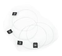 VGEBY 4 Cuerdas de Fluorocarbono, Tacto Suave para Ukelele y Guitarra, Volumen y Tono Mejorados con Ruido Reducido, Etiquetadas para una Fácil Instalación, Universales para Tamaños (TX-2)